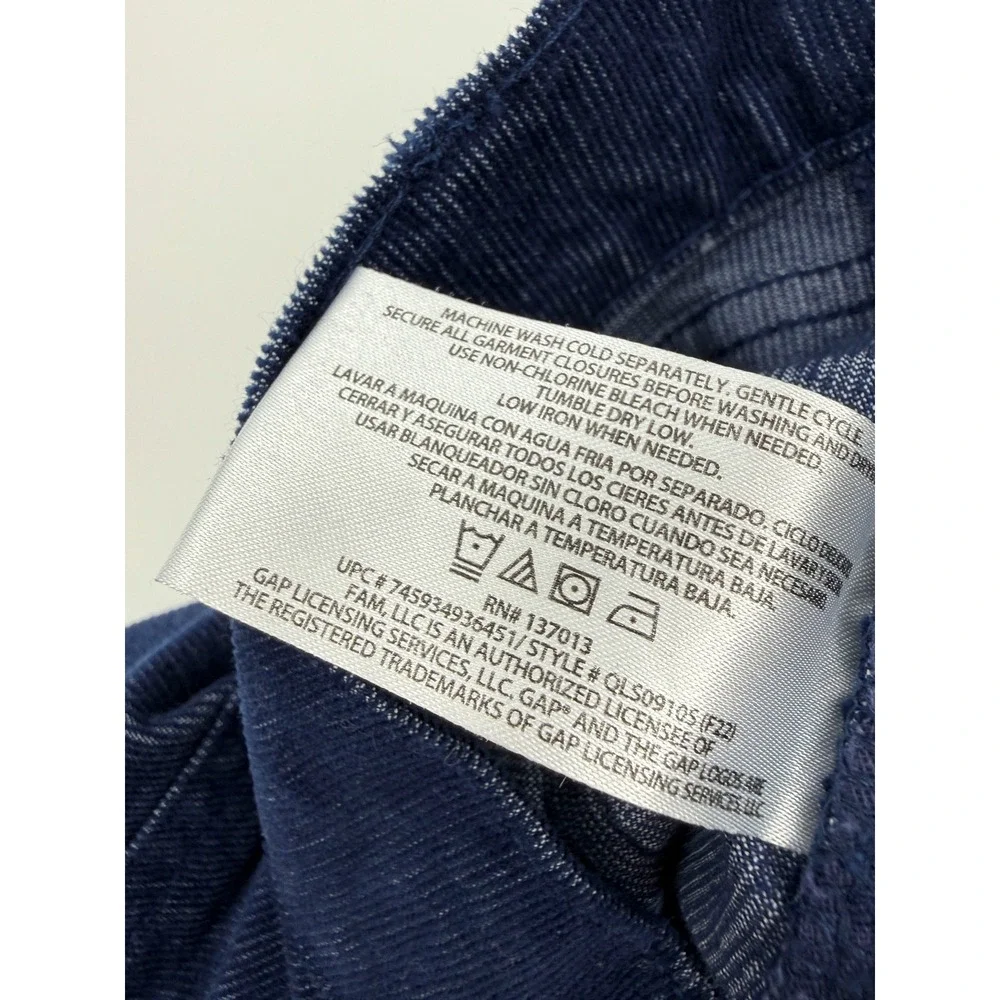 Gap Corduroy Shorts Women 8 Blue High Rise Cut Off Frayed Hem Stretch QLS0910S - Picture 5 of 6